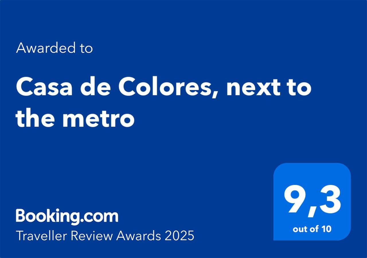 Casa De Colores, Next To The Metro Atenas Exterior foto